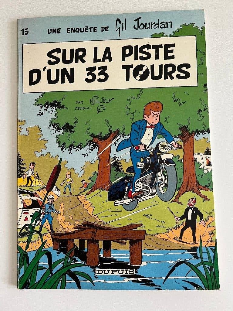 BD Gil Jourdan Sur la piste d'un 33 tours, M. Tillieux, Enlèvement ou Envoi, Une BD, Utilisé