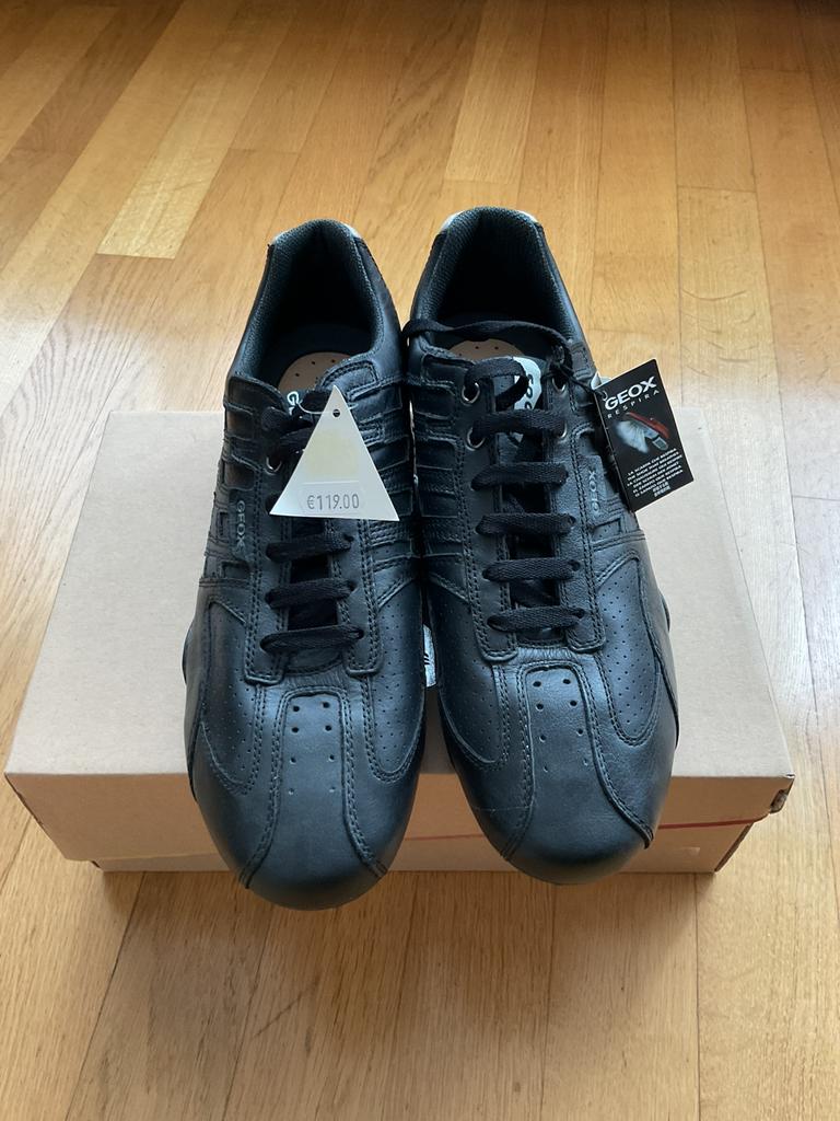 Geox herenschoenen zwart maat 44 - nieuw, Kleding | Heren, Schoenen, Ophalen, Zwart, Nieuw, Veterschoenen