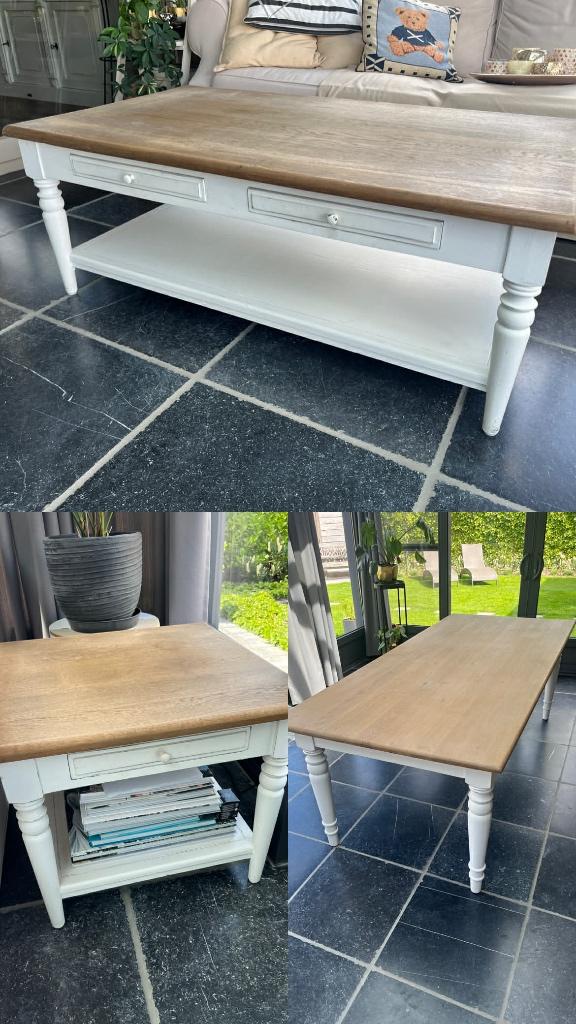 Te koop eettafel - salontafel- bijzettafel, Ophalen, Gebruikt, 100 tot 150 cm, 200 cm of meer