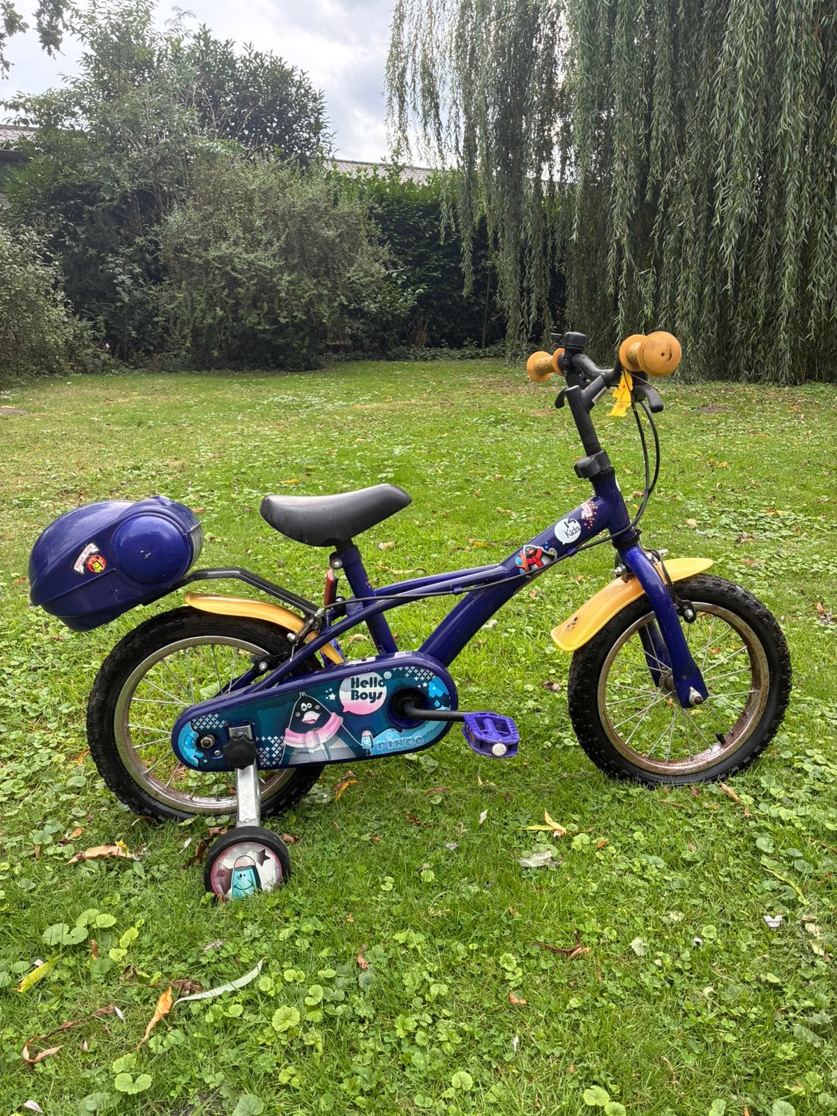 Kinderfiets 14 inch, Fietsen en Brommers, Ophalen, Zijwieltjes, Gebruikt, Minder dan 16 inch