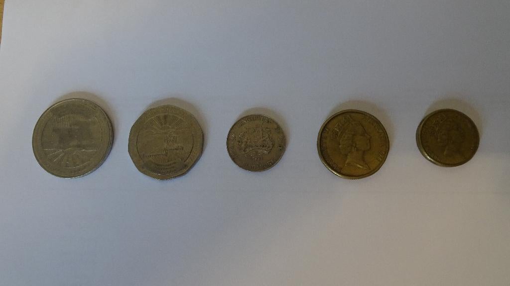 anciennes pièces de monnaie du monde, Enlèvement ou Envoi