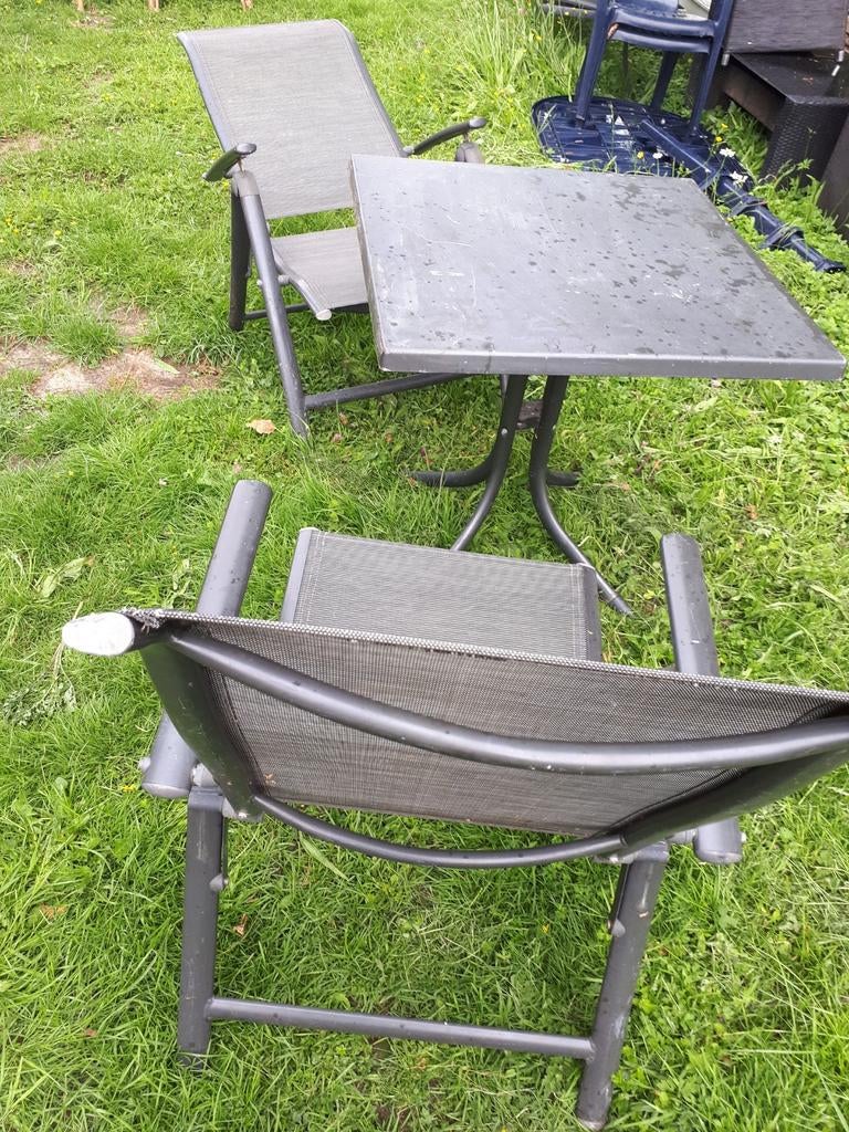 Klein tuinset voor appartement in klapbaar, Caravans en Kamperen, Ophalen