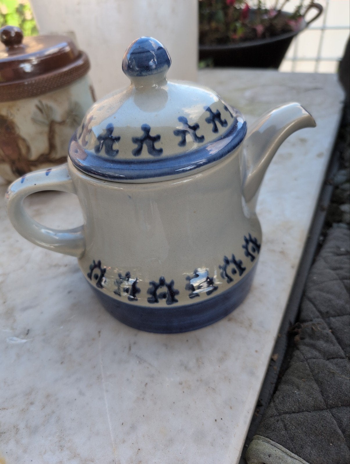 théière vintage en grès Waku, Ophalen of Verzenden