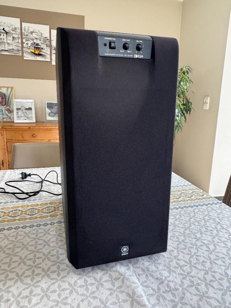 Caisson de basses Home Cinéma Yamaha YST-SW90, TV, Hi-fi & Vidéo, Autres marques, Barre de son, Comme neuf, Autres lecteurs