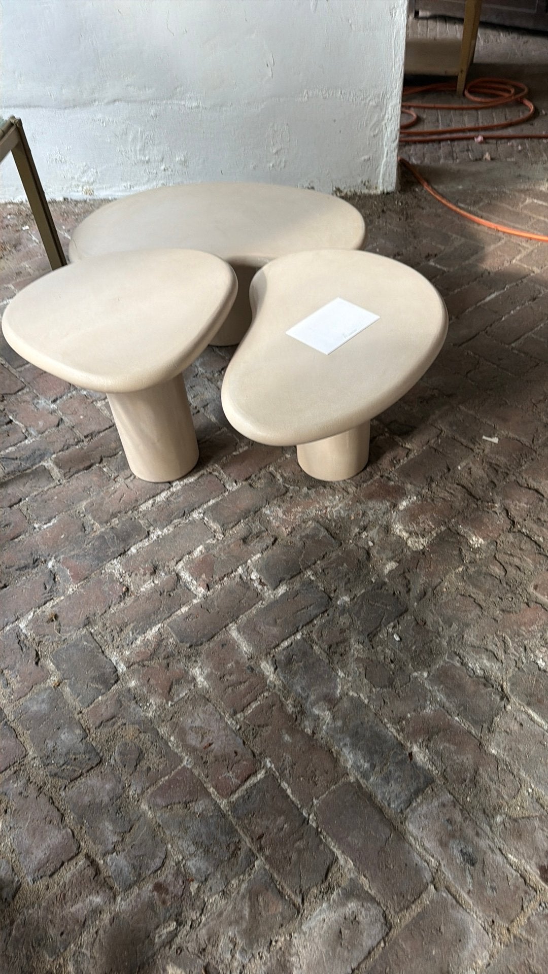 Salontafel krukjes 3stuk, Ophalen, Zo goed als nieuw