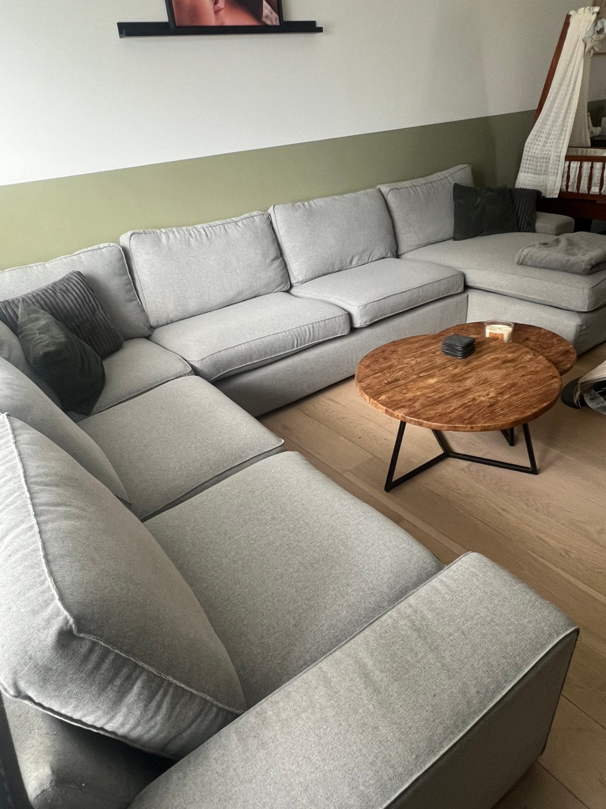 Ikea KIVIK zetel 6 personen + longchair, Enlèvement, Comme neuf, Tissus