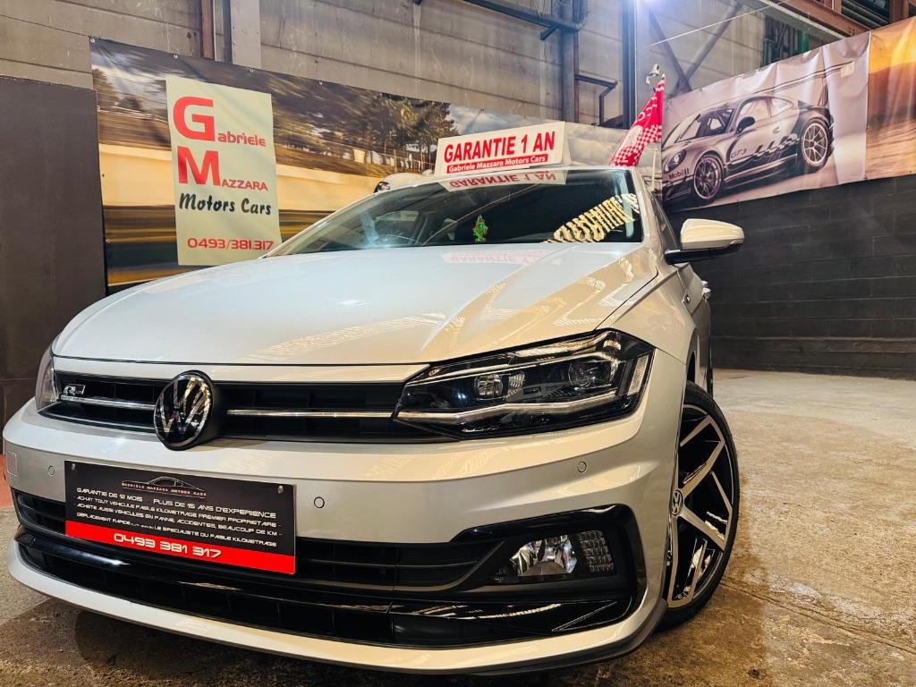 Volkswagen Polo 1.0i R-Line CarPlay GPS LED, Auto's, USB, Euro 6, Handgeschakeld, 5 deurs