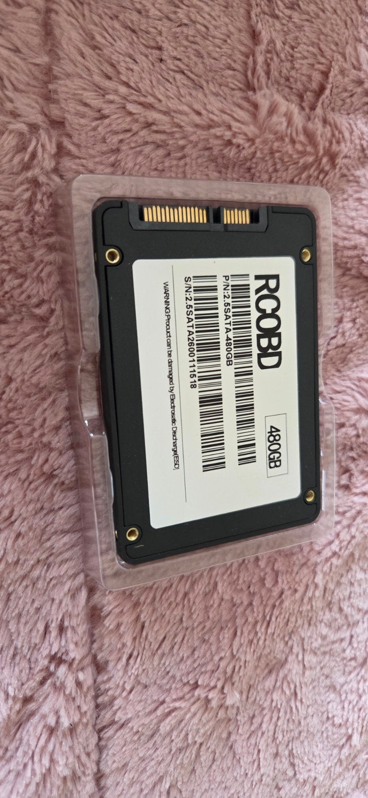 RCOBD 2.5" SATA SSD – 480 GB (Snelle computer opslag), Informatique & Logiciels, Enlèvement, Desktop, SATA, SSD
