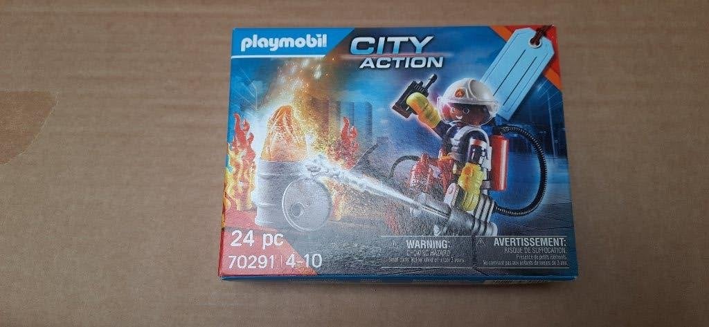 Playmobil City Action 70291 - brandweerman, Kinderen en Baby's, Complete set, Ophalen of Verzenden, Zo goed als nieuw, City action