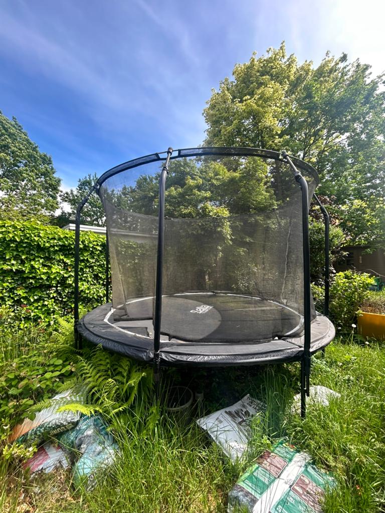 Salta trampoline 350cm, Ophalen, Gebruikt