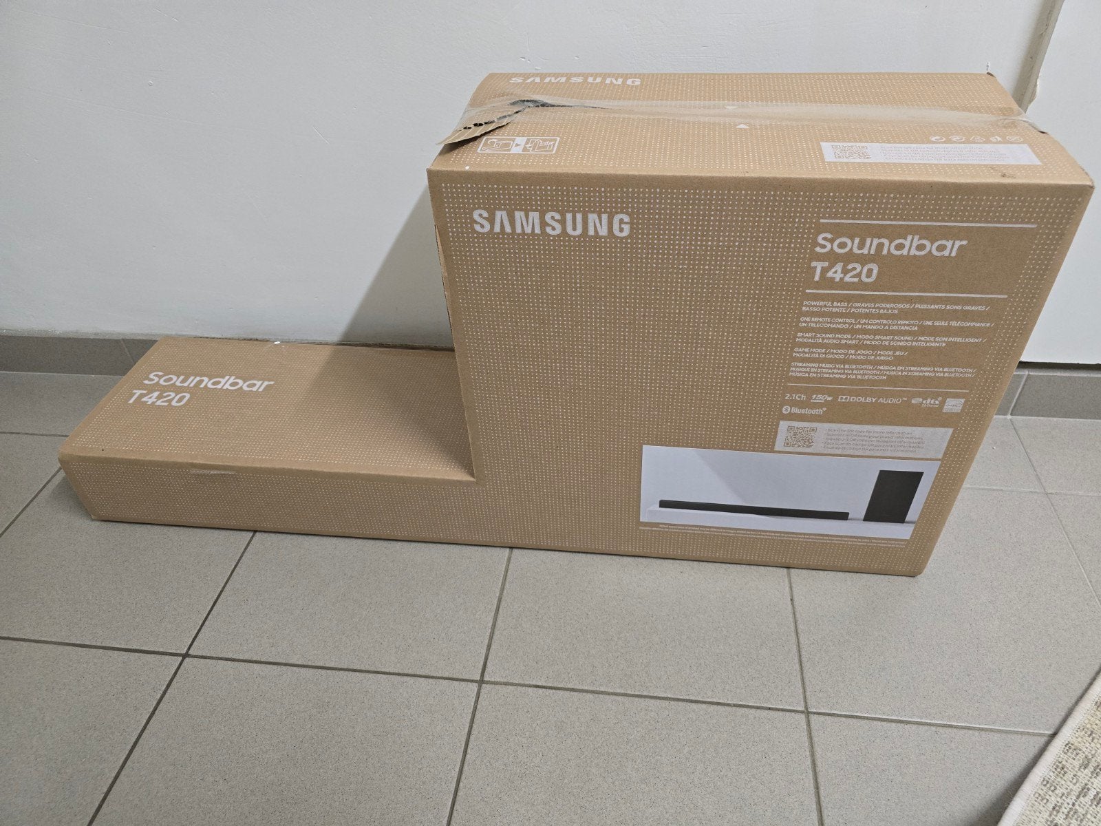 Samsung HW-T420 soundbar, Audio, Tv en Foto, Ophalen of Verzenden, Bluetooth