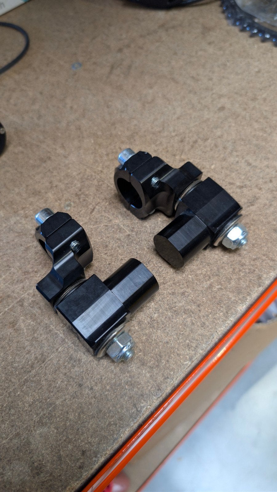 Rox Speed FX Anti-Vibration stuurverhogers (28mm) - Zwart, Motoren, Ophalen of Verzenden