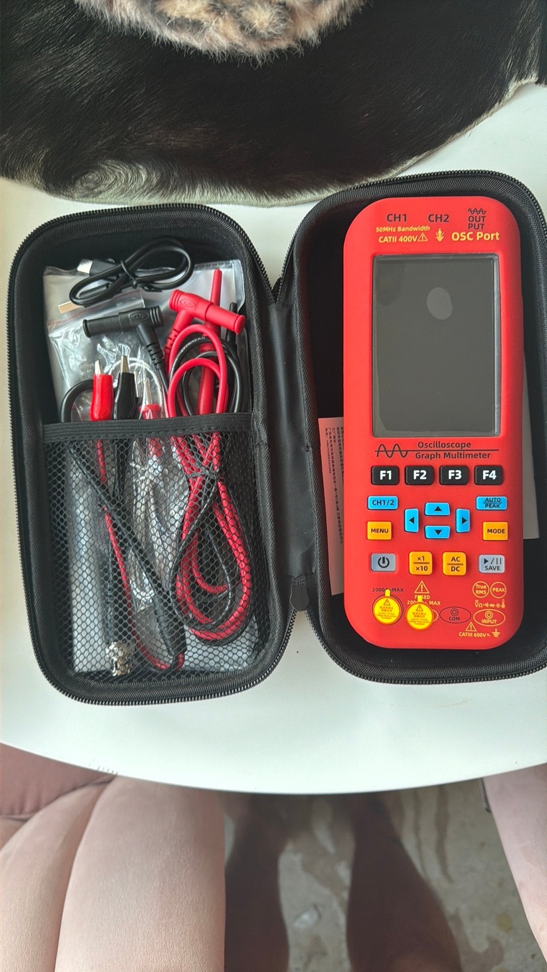 Draagbare digitale oscilloscoop, Doe-het-zelf en Bouw, Meetapparatuur, Ophalen of Verzenden, Nieuw, Multimeter