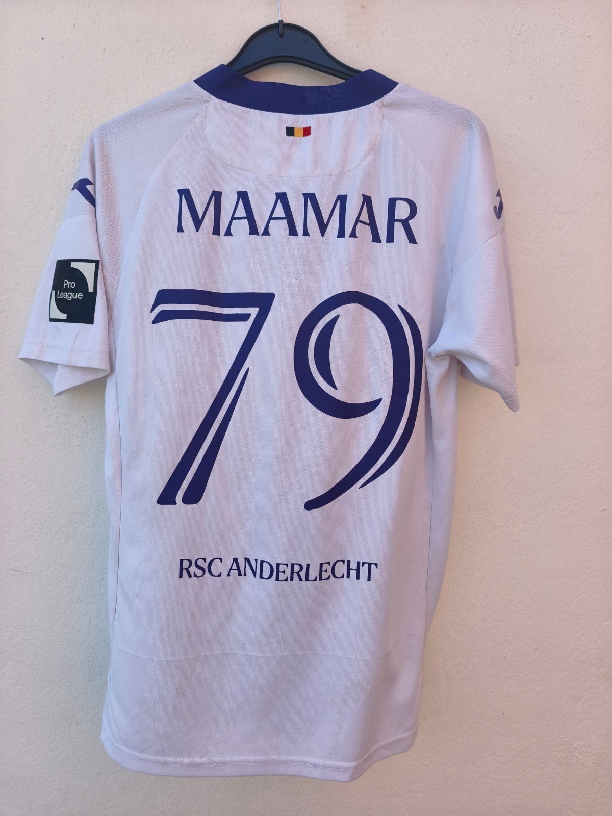 matchworn Anderlecht shirt, Verzamelen, Ophalen of Verzenden