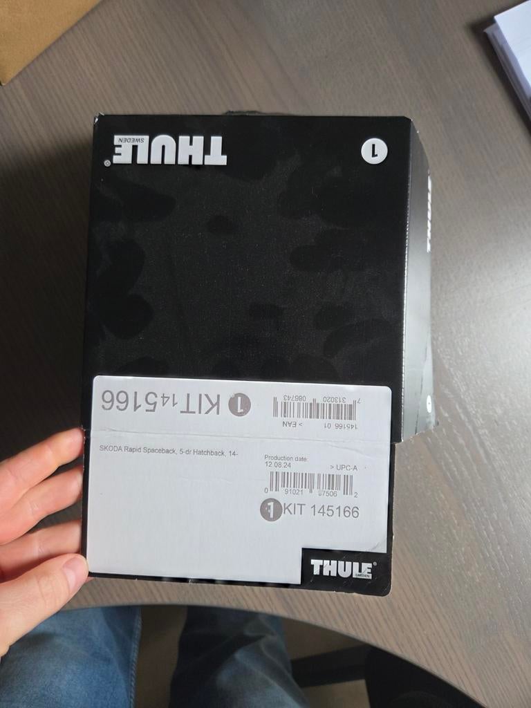 Houders voor dakdragers skoda rapid spaceback 5deurs, Auto diversen, Dakdragers, Ophalen of Verzenden, Thule, Thule, Thule
