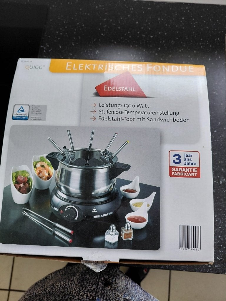 Electrische fondue, Ophalen, Nieuw, Elektrisch, Fondueset