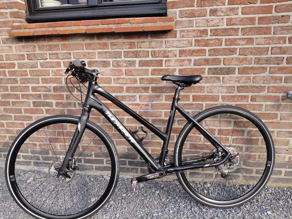 Sportieve damesfiets thompson, Fietsen en Brommers, Fietsen | Dames | Sportfietsen en Toerfietsen, Gebruikt, Overige maten, Minder dan 47 cm