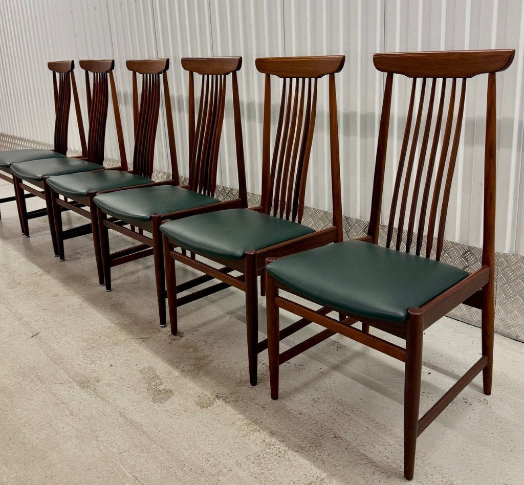 Danish Teak Dining Chairs, Arne Vodder, Enlèvement