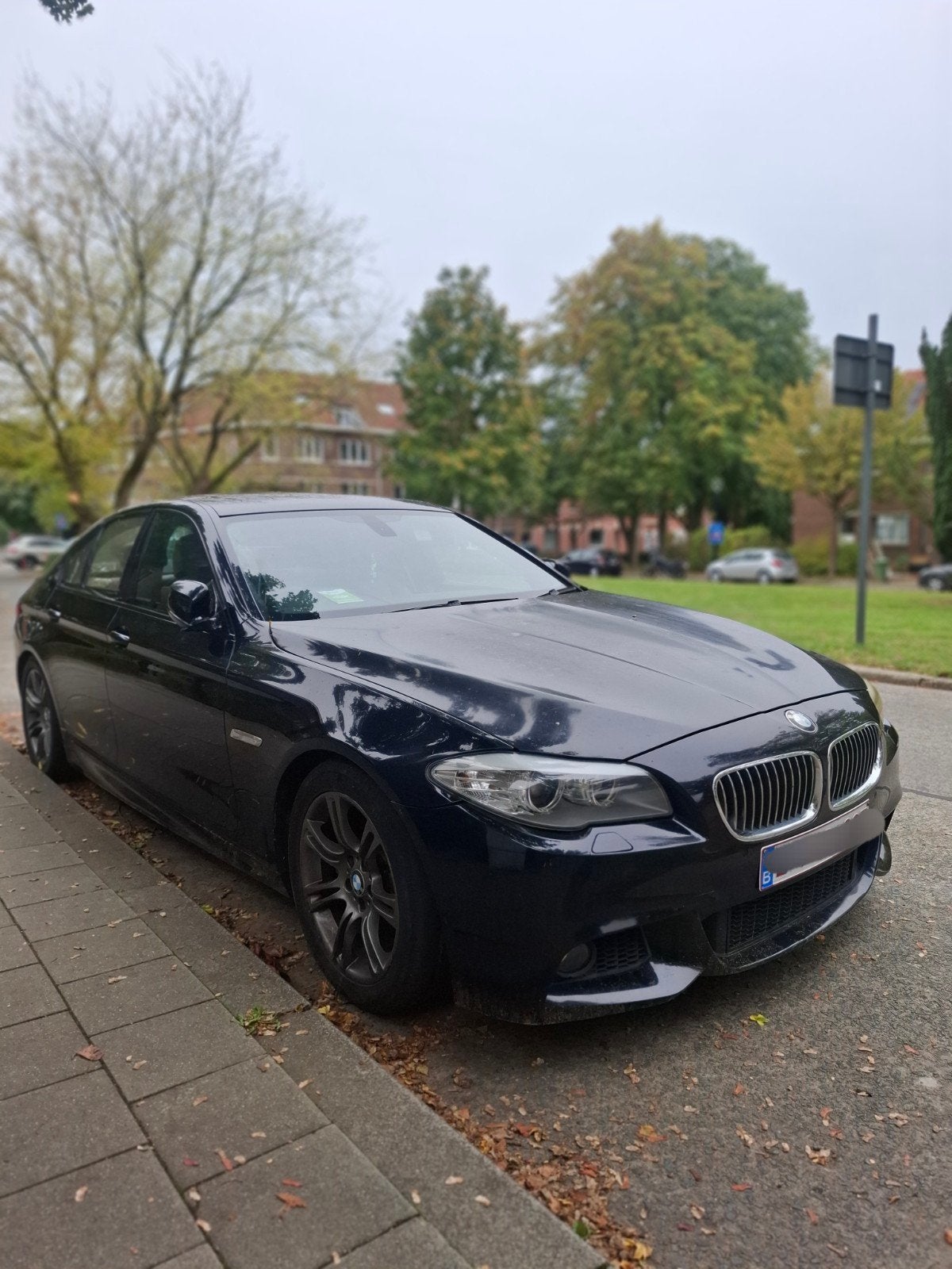 RHD BMW F10 520D 2012 Mpakket, Auto's, Achterwielaandrijving, Blauw, Overige kleuren, 5 deurs