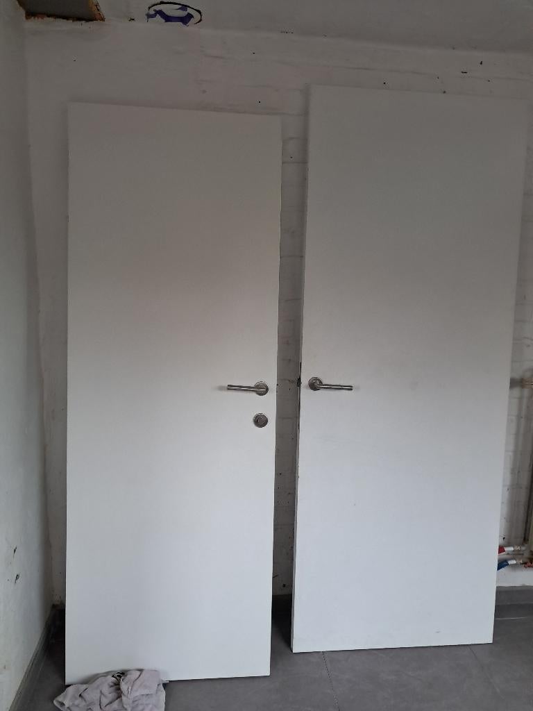binnenschildersdeuren hout, Porte intérieure, Enlèvement, Bois, 200 à 215 cm