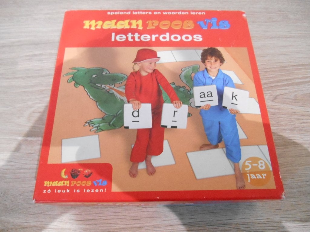 maan roos vis letterdoos, Kinderen en Baby's, Speelgoed | Educatief en Creatief, Ophalen of Verzenden, Zo goed als nieuw