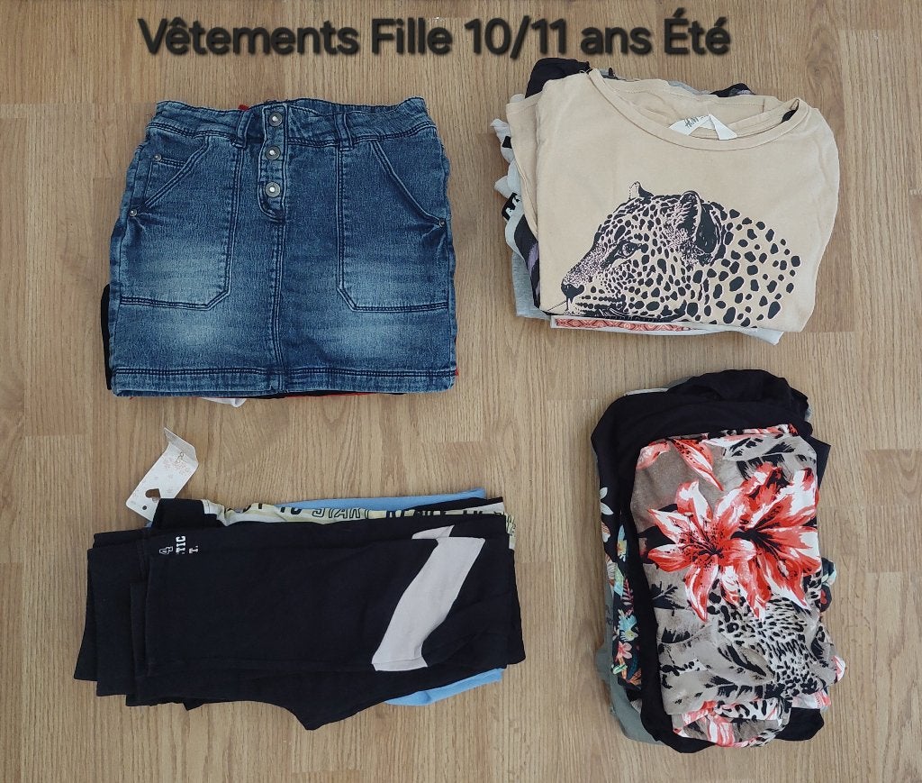 Gros lot de vêtements fille 10/11 ans, Enfants & Bébés, Enlèvement, Comme neuf, Fille