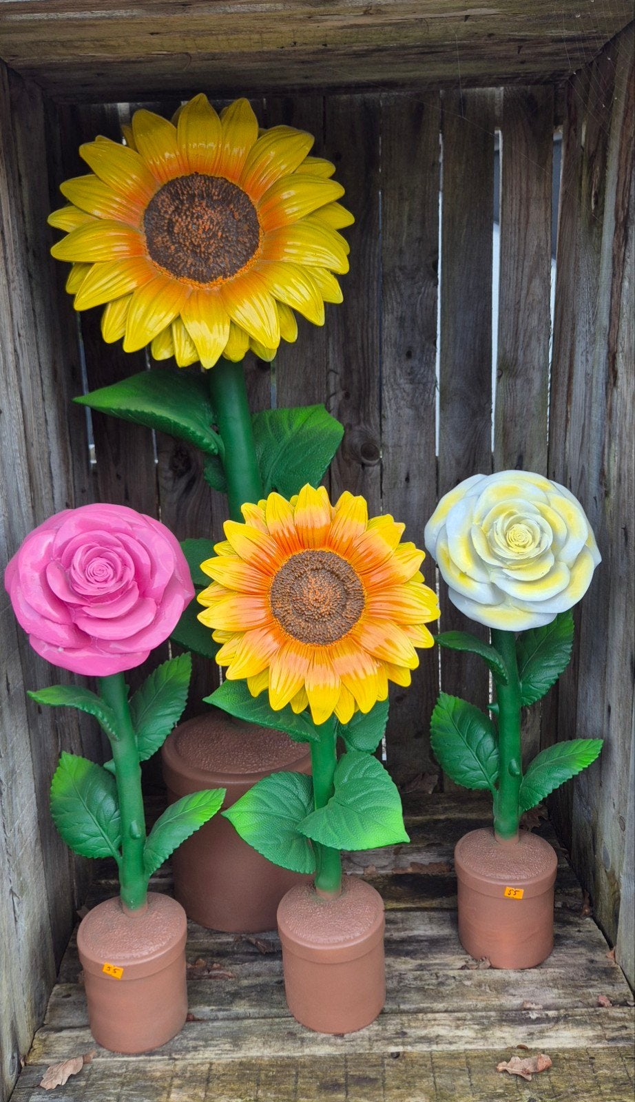 tuinbeeld, bloemen,  polyester, Tuin en Terras, Tuinbeelden, Ophalen, Nieuw, Kunststof, Overige typen