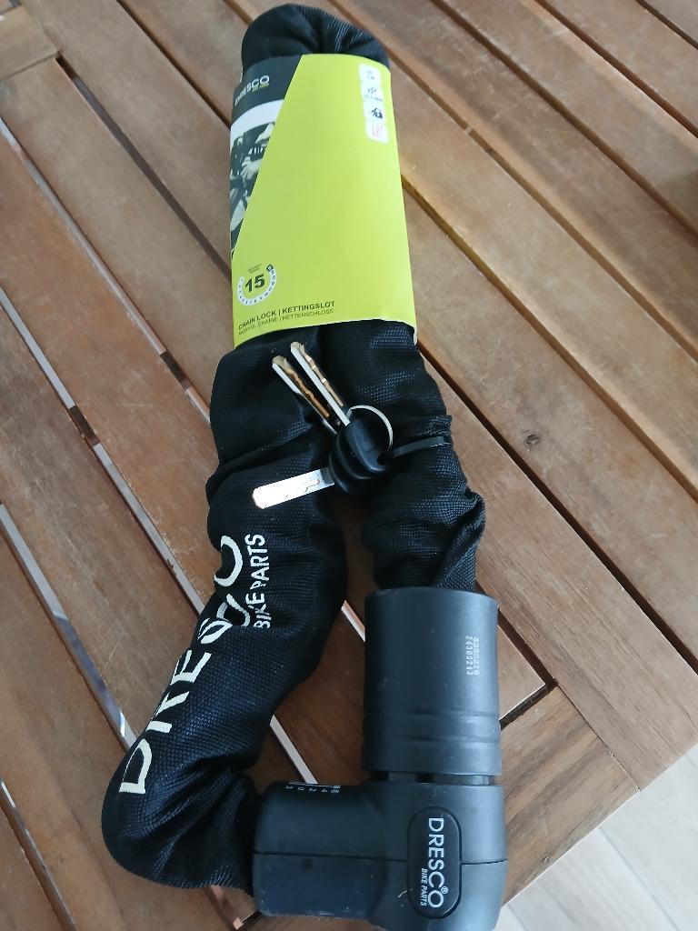 Cadenas à chaîne Dresco ART 4, Vélos & Vélomoteurs, Enlèvement, Neuf, Chaîne antivol