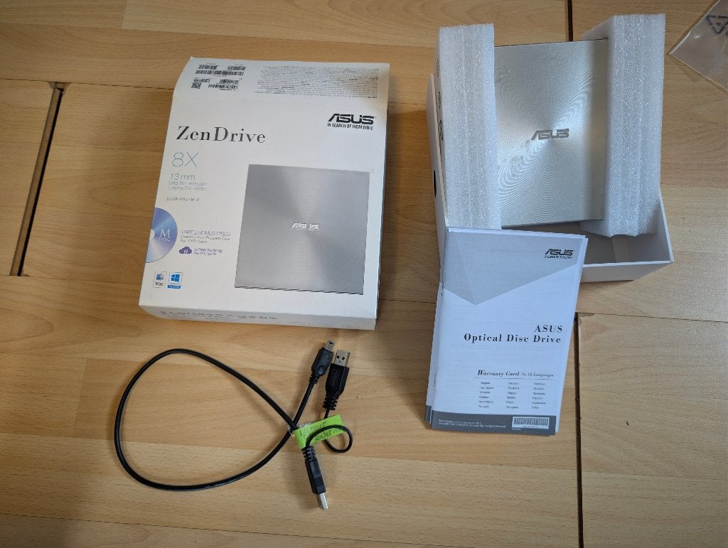 Asus zenDrive 8x Graveur DVD, Enlèvement ou Envoi, Comme neuf, Externe, Cd
