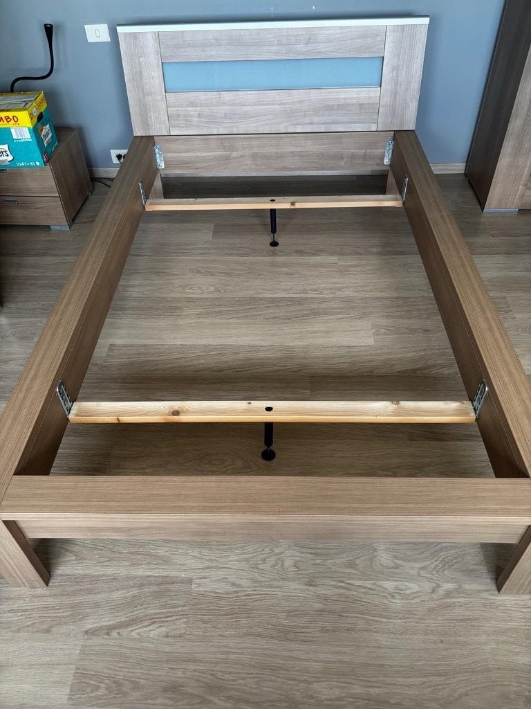 Bed, Huis en Inrichting, Ophalen, Gebruikt, Twijfelaar, 120 cm