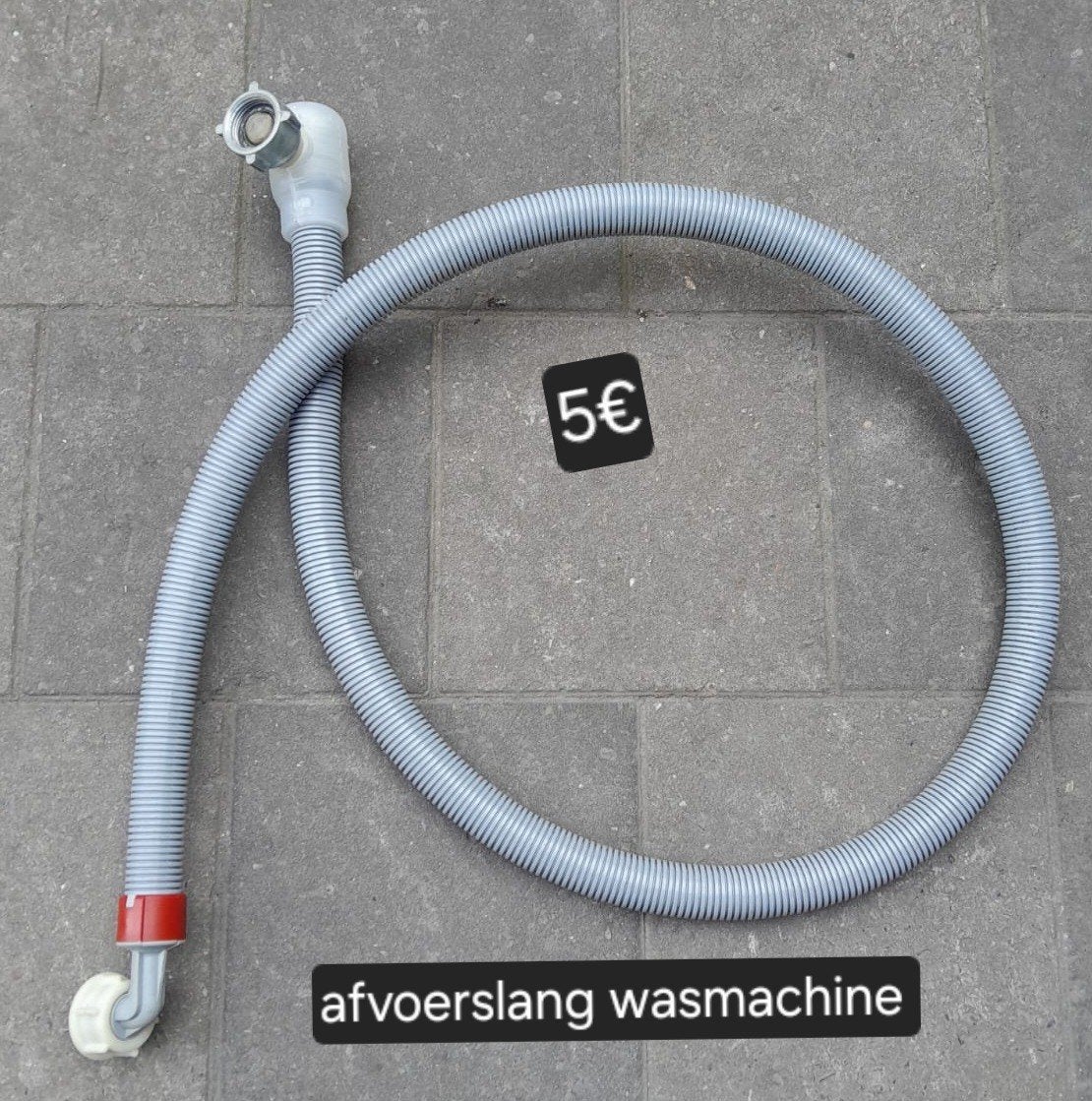 afvoerslang wasmachine, Ophalen