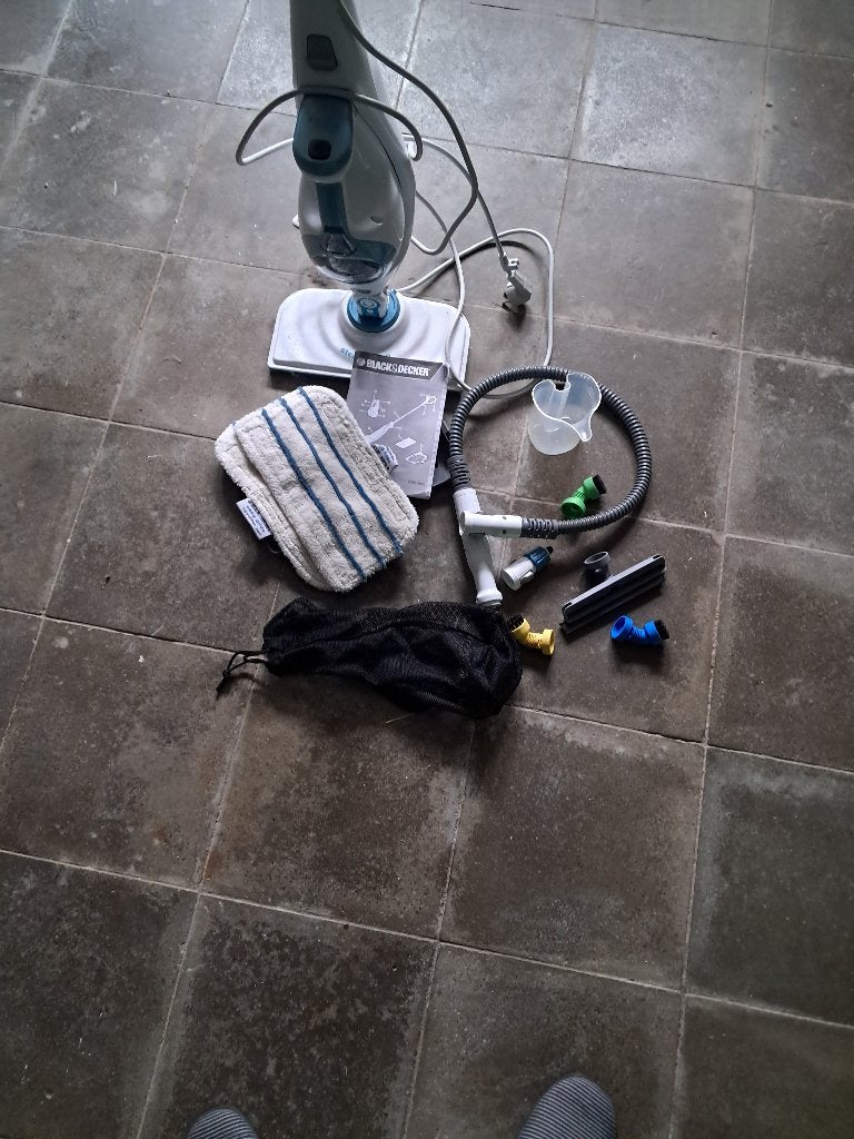 Steam mop black and decker, Elektronische apparatuur, Ophalen, Gebruikt, Stoomreiniger