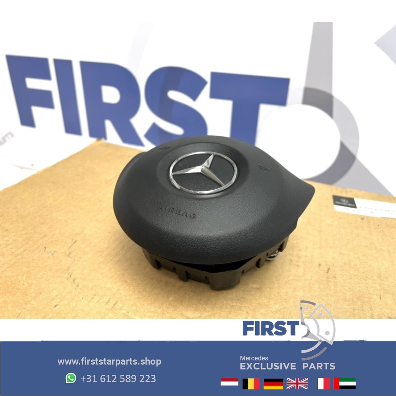 Mercedes AMG LINE STUUR AIRBAG W176 W205 W117 W253 W213 W222, Auto-onderdelen, Dashboard en Schakelaars, Gebruikt, -, Ophalen of Verzenden