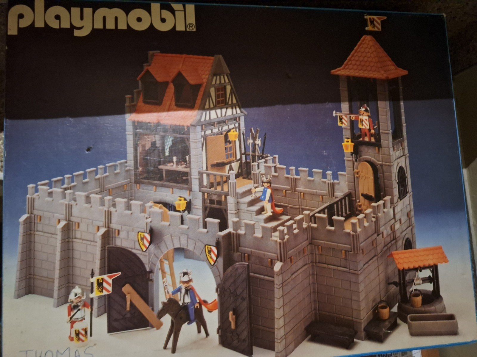 vintage Playmobil 3450 kasteel, Enlèvement ou Envoi