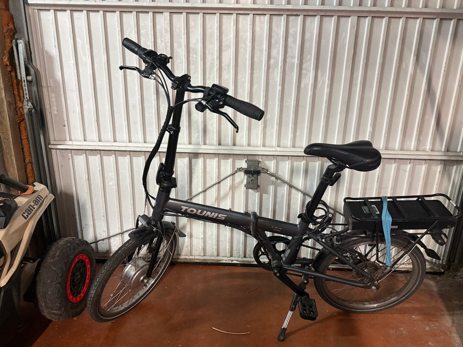 Elektrische plooifiets, Fietsen en Brommers, Ophalen, Zo goed als nieuw