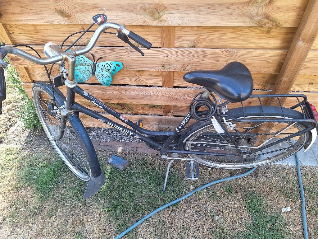 Damesfiets, Ophalen