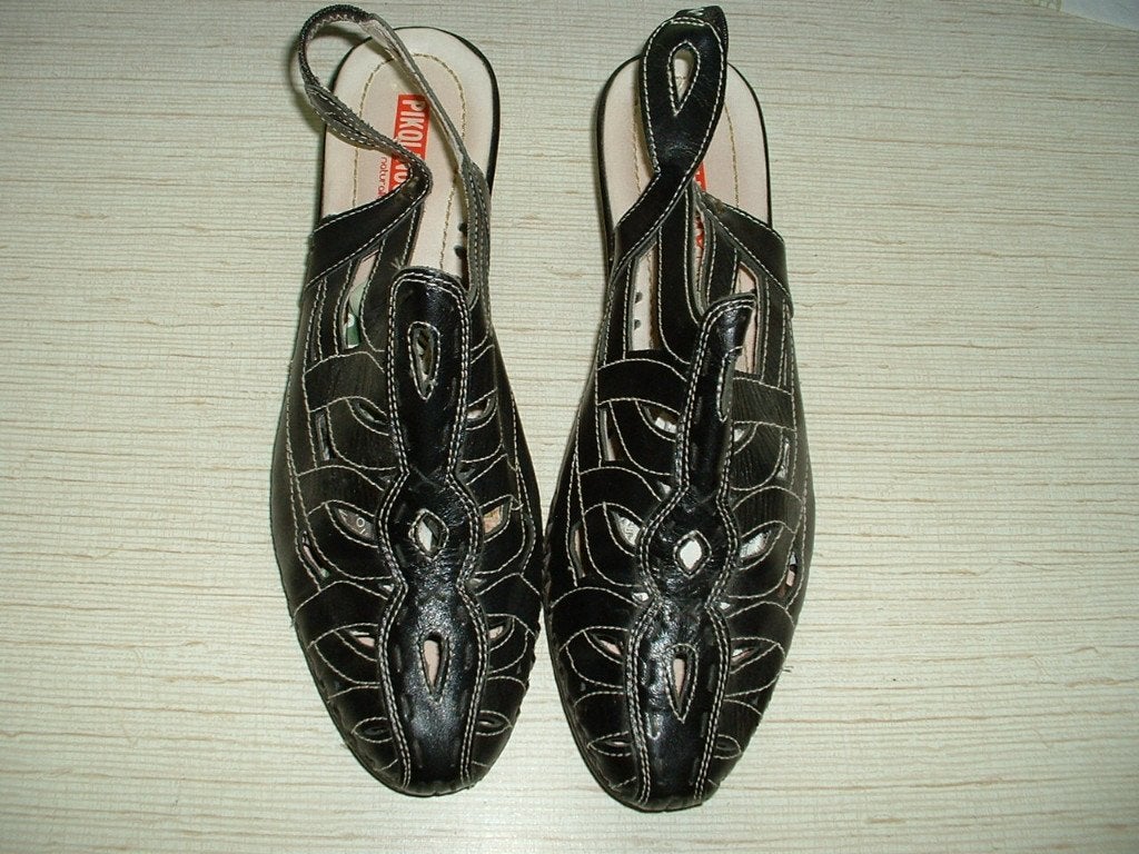 schoenen / sandalen voor dames pikolinos maat 39, Enlèvement ou Envoi, Comme neuf, Pikolinos, Noir