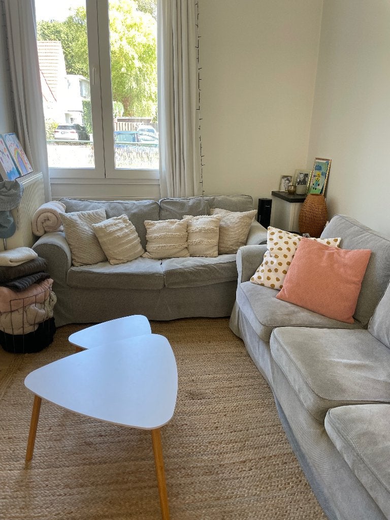 3 zit en 2 zit IKEA, Enlèvement, Utilisé, Tissus, Gezellig
