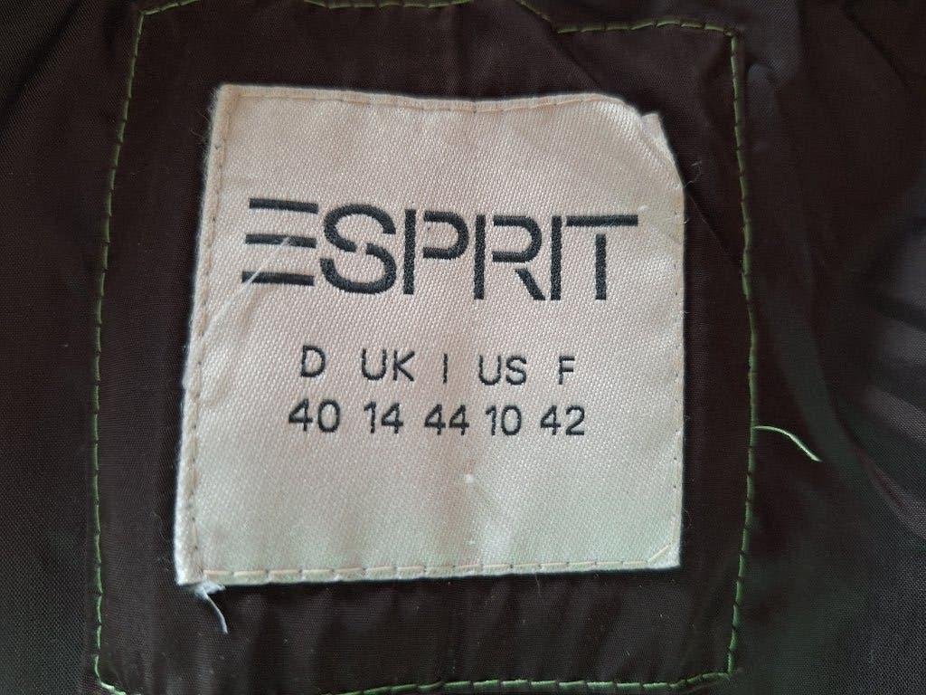 Korte bruine winterjas, Bruin, Gedragen, Esprit, Ophalen