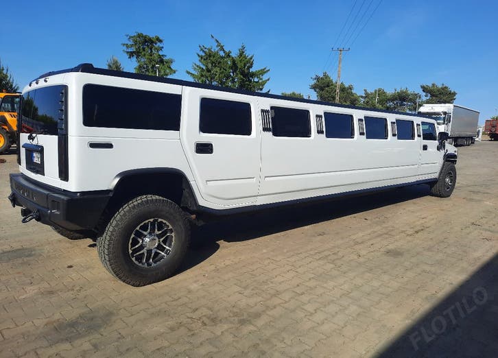 Hummer H2 LIMO, Auto's, Automaat, Wit, Onderhoudsboekje, H2