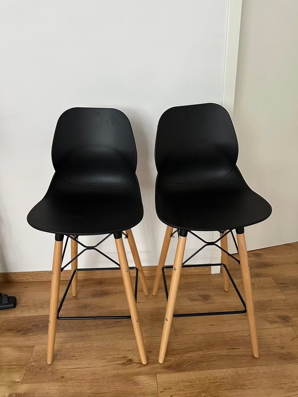 Chaises hautes (Lot de 2), 2 tabourets, Enlèvement, Comme neuf, Avec repose-pieds