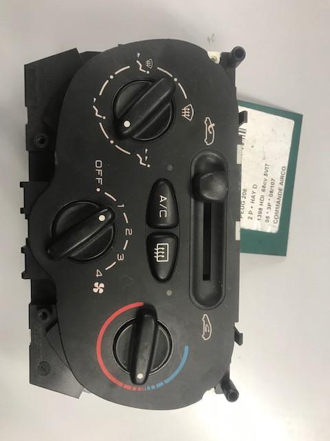 BEDIENINGSPANEEL AIRCO Peugeot 206 (2A / C/H/J/S) (99210), Auto-onderdelen, Gebruikt, Peugeot
