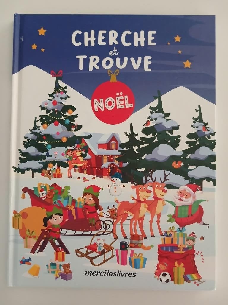 Cherche et trouve "Noël" - Merci les livres, Livres, Garçon ou Fille, Comme neuf, Enlèvement, 4 ans