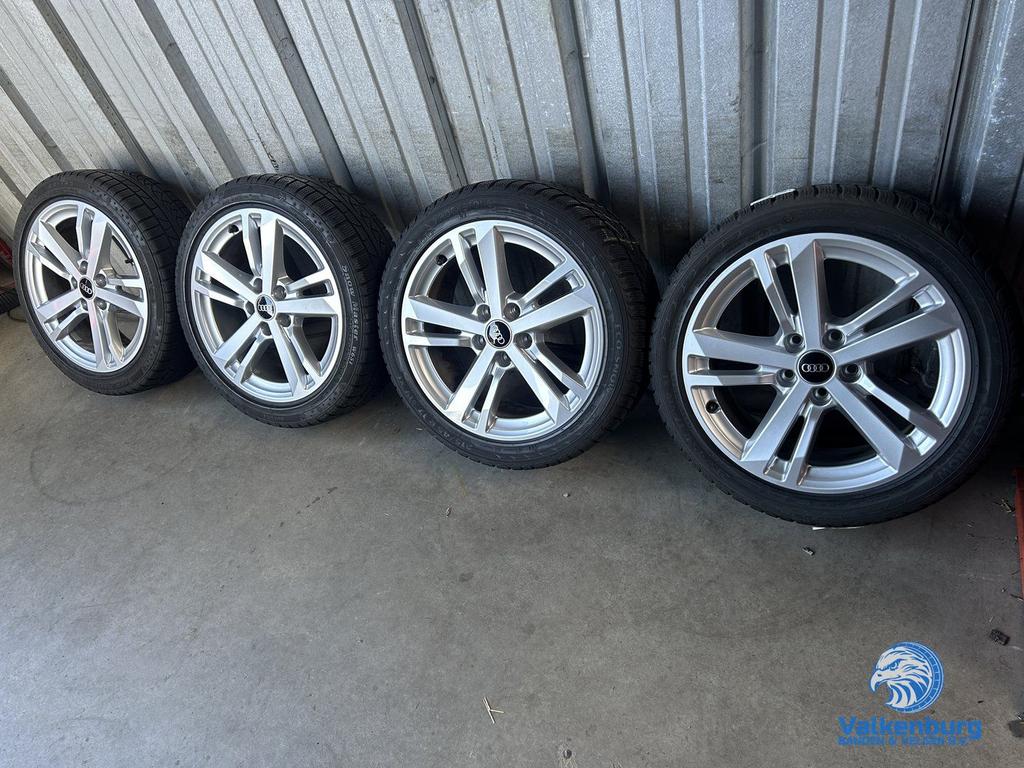 6mm! Originele Audi A3 17 inch velgen 5x112 winterbanden 215, Autos : Pièces & Accessoires, Pneus & Jantes, Pneus et Jantes, Pneus hiver