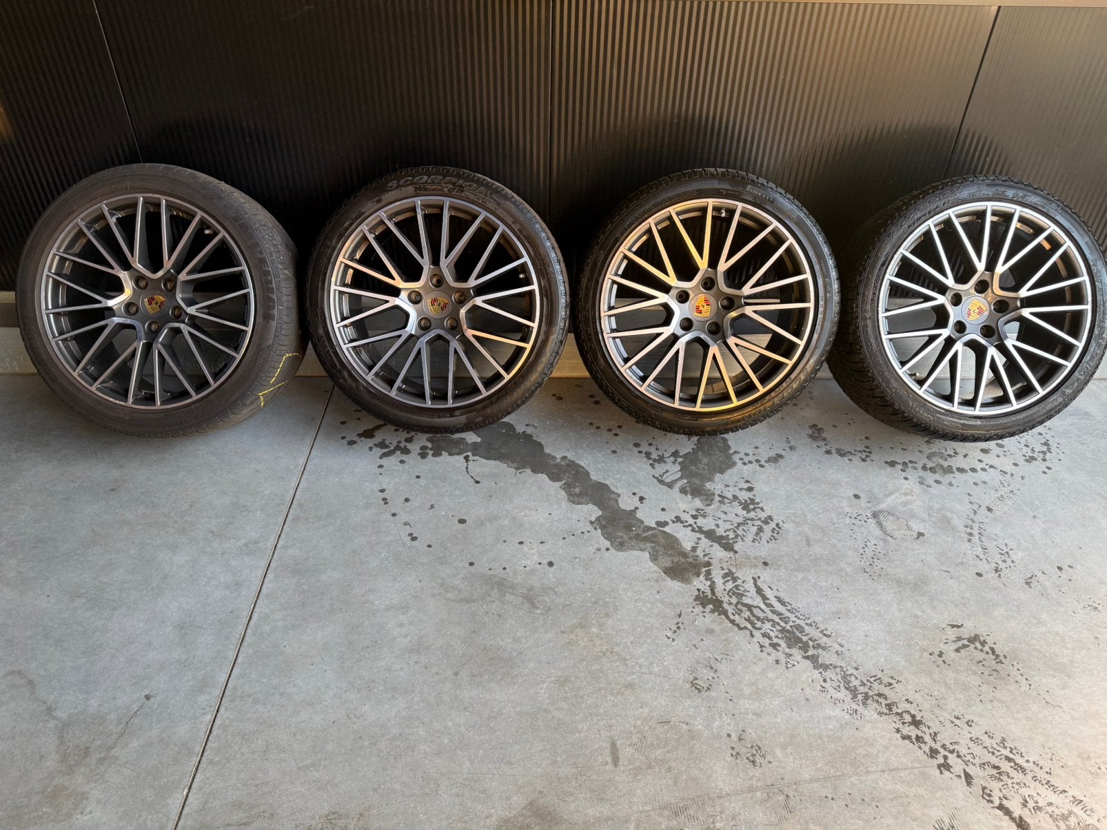 Porsche cayenne velgen te koop, Enlèvement, Autres dimensions, Pneus été, Pneus et Jantes