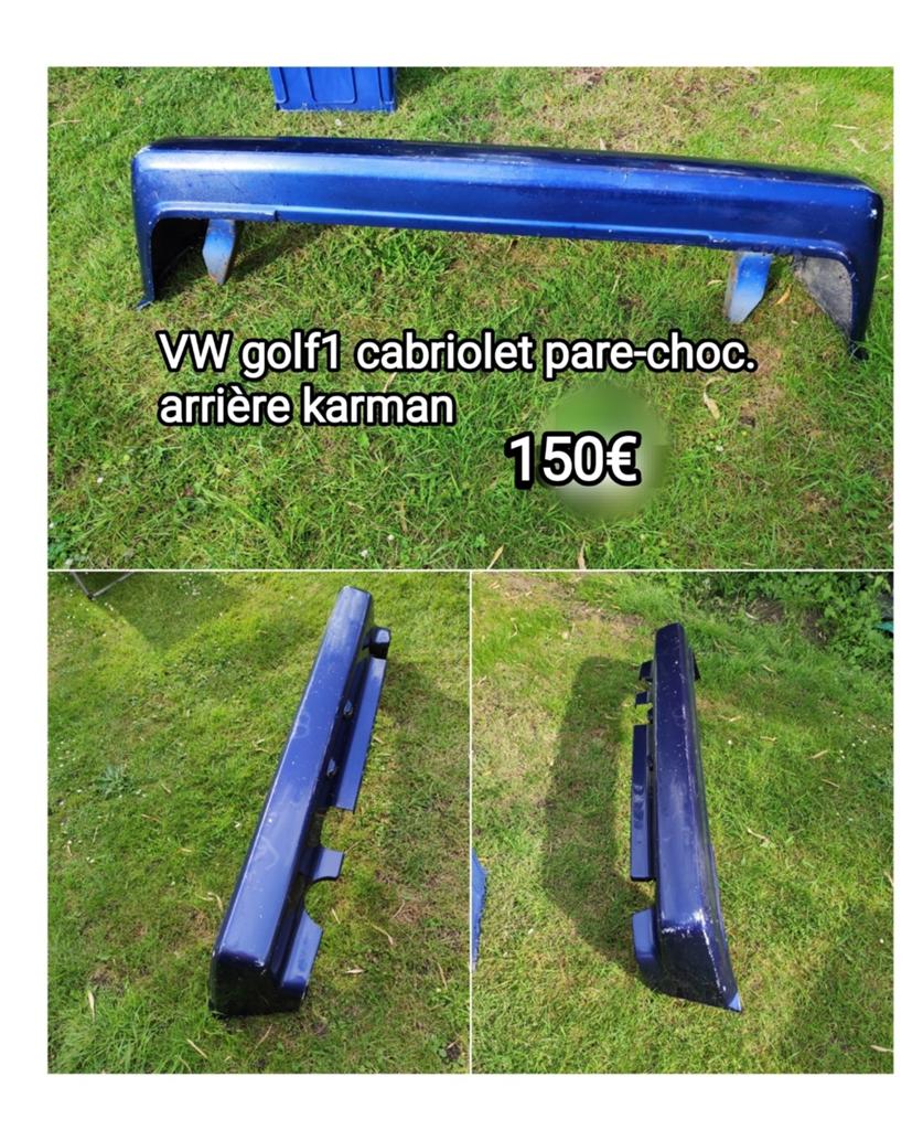 golf 1 cabriolet pare-choc Karman arrière autre pièces, Ophalen, Achter, Volkswagen
