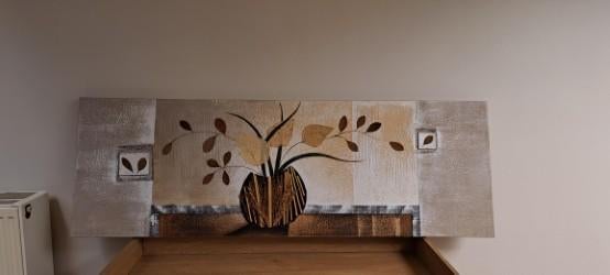 Decoratief canvas/schilderij met structuur, Ophalen, Nieuw, Schilderij