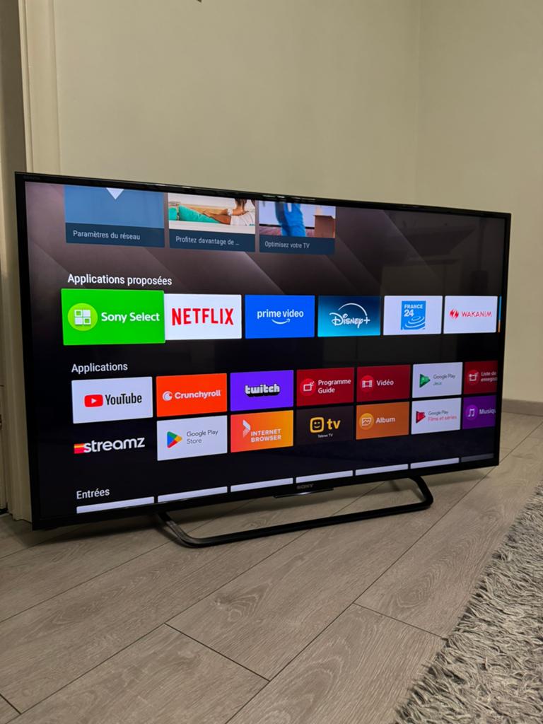 Smart et androïde tv sony 50 inch 125 cm wifi, TV, Hi-fi & Vidéo, Télévisions, LED, Comme neuf, Enlèvement, 100 cm ou plus