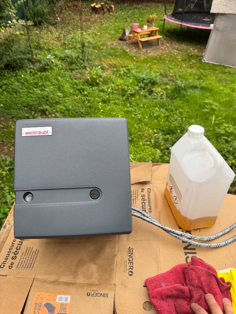 Weishaupt WL5 2018 brûleur mazout, Chaudière CC ou Chaudière combinée, Moins de 60 cm, Comme neuf, Enlèvement