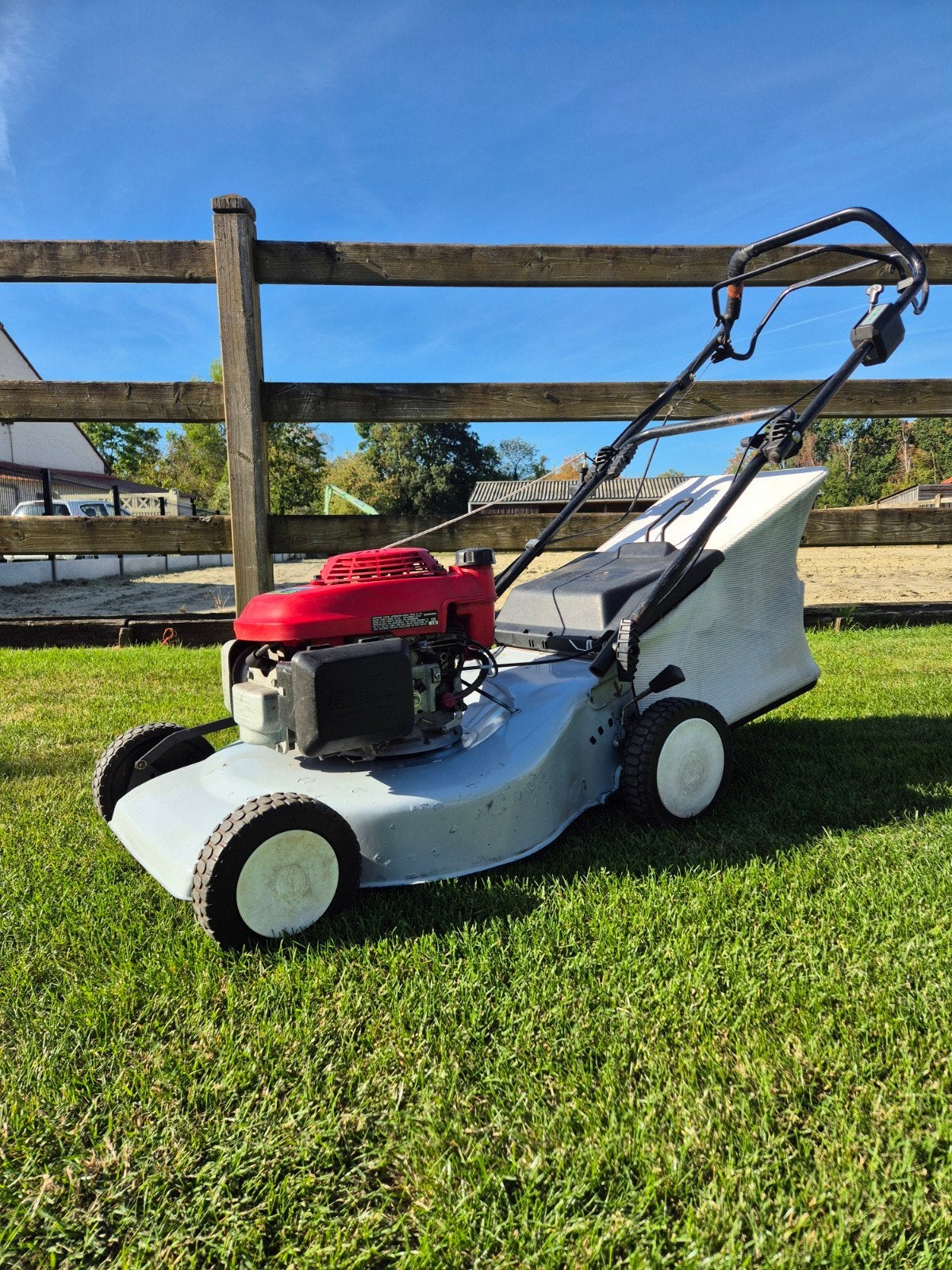 Honda grasmaaier zelftrekker, Tuin en Terras, Ophalen, Cirkelmaaier, Nieuw, Opvangzak
